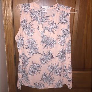 Floral sleeveless blouse